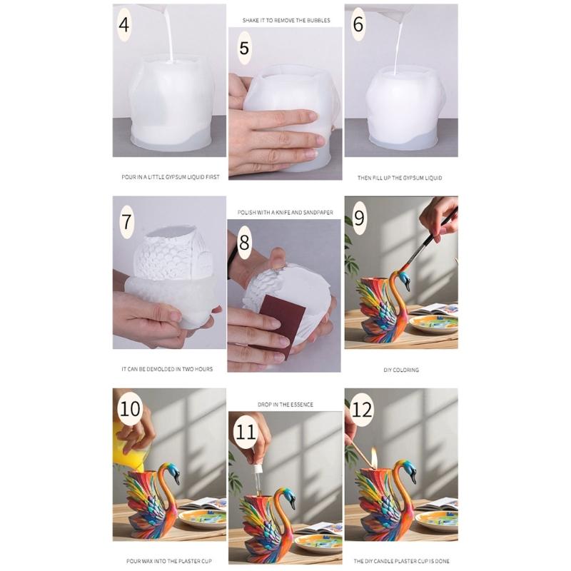 Коробка для хранения животных Силиконовая форма для DIY подсвечников, домашнего декора, крафт-проектов