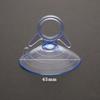 40Pcs Car Glass Windshield Sunshade Suction Cups Small PVC Sucker Car Window Suction Cup Hooks 5mm For Automotive Visor