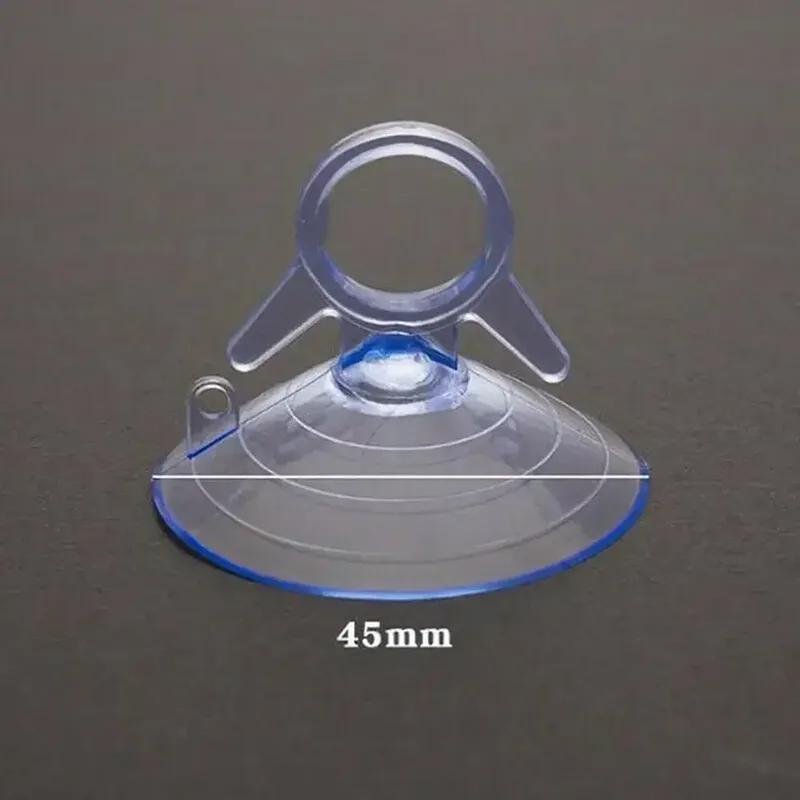 40Pcs Car Glass Windshield Sunshade Suction Cups Small PVC Sucker Car Window Suction Cup Hooks 5mm For Automotive Visor