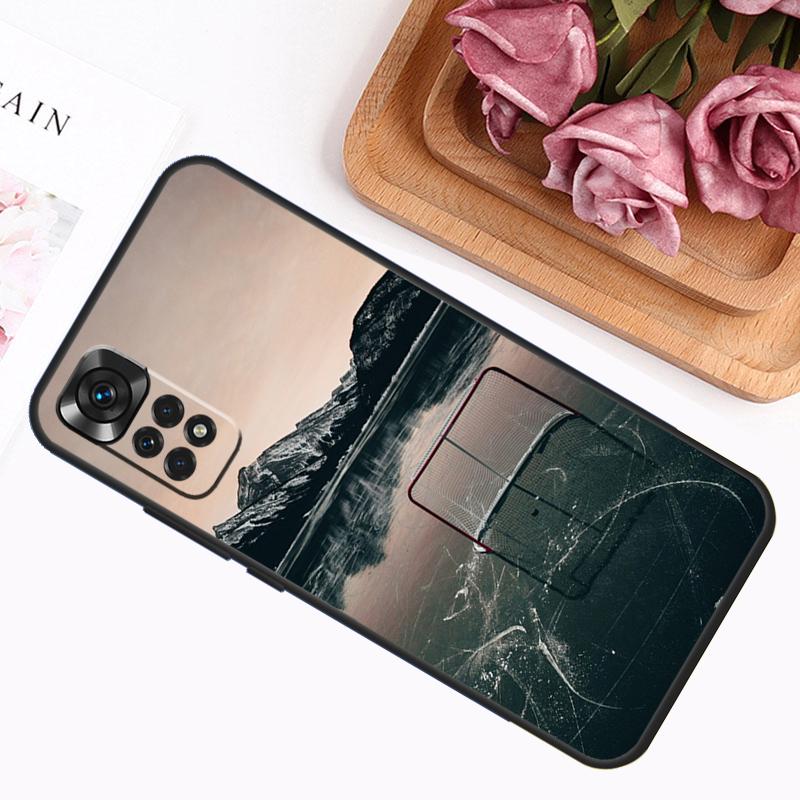 Ice Hockey Rink Case For Xiaomi Redmi Note 12 8 9 10 11 Pro Note 12S 11S 10S 9S 9A 9C 9T 10A 10C 12C Cover