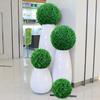 Искусственное растение Топиарный шар из самшитаИскусственные растения Декоративные травяные шары Защита от УФ-лучей для дома Патио Сада Балкона Свадебный декор