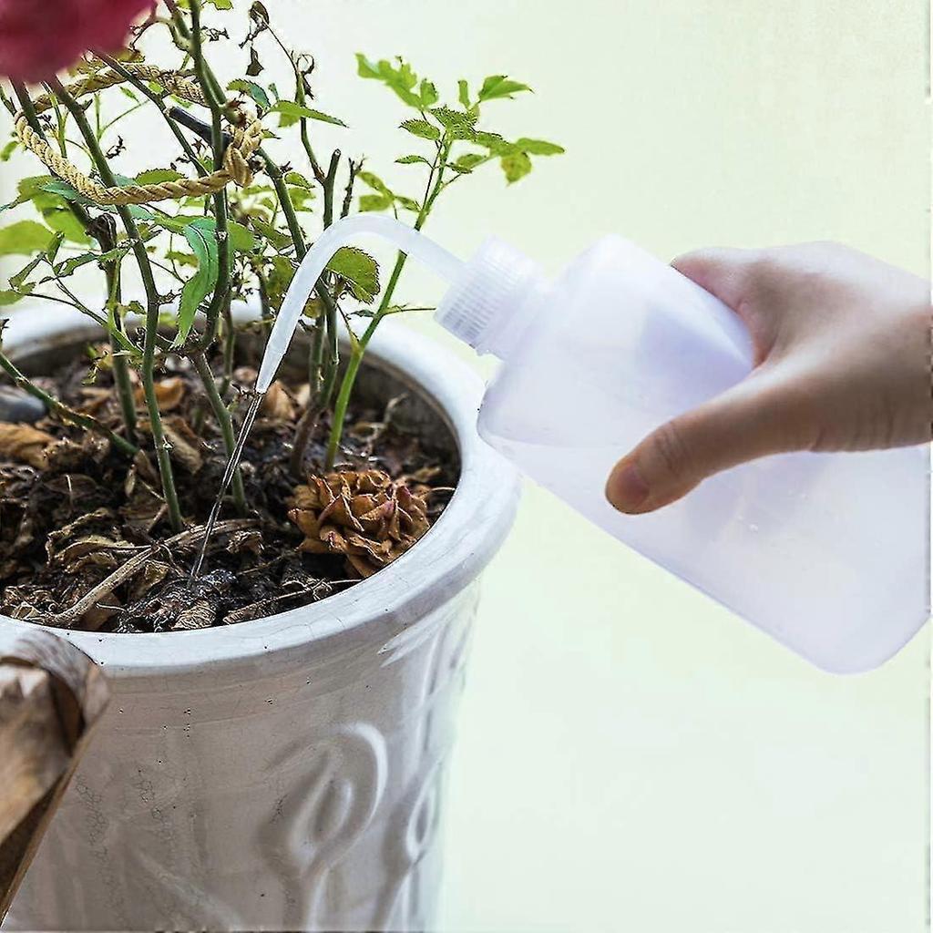 2pcs Squeeze Washing Bottle Succulent Watering Bottle 500ml Water Squirt Irrigation Bottle Squeeze Sprinkling Can Plastic Wash Plant Bottle - RIpj