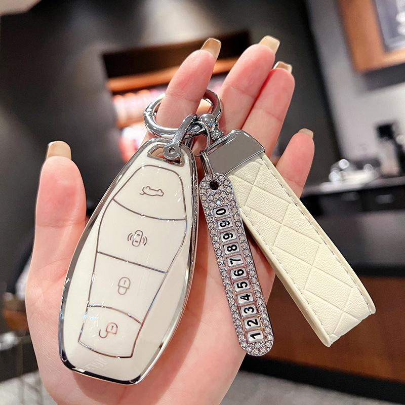 Подходит для нового ключа Hongqi H5 2024 года, комплект 2023 H6 H9HQ9 HS5 HS7 HS3, чехол-пряжка для автомобиля, мужской