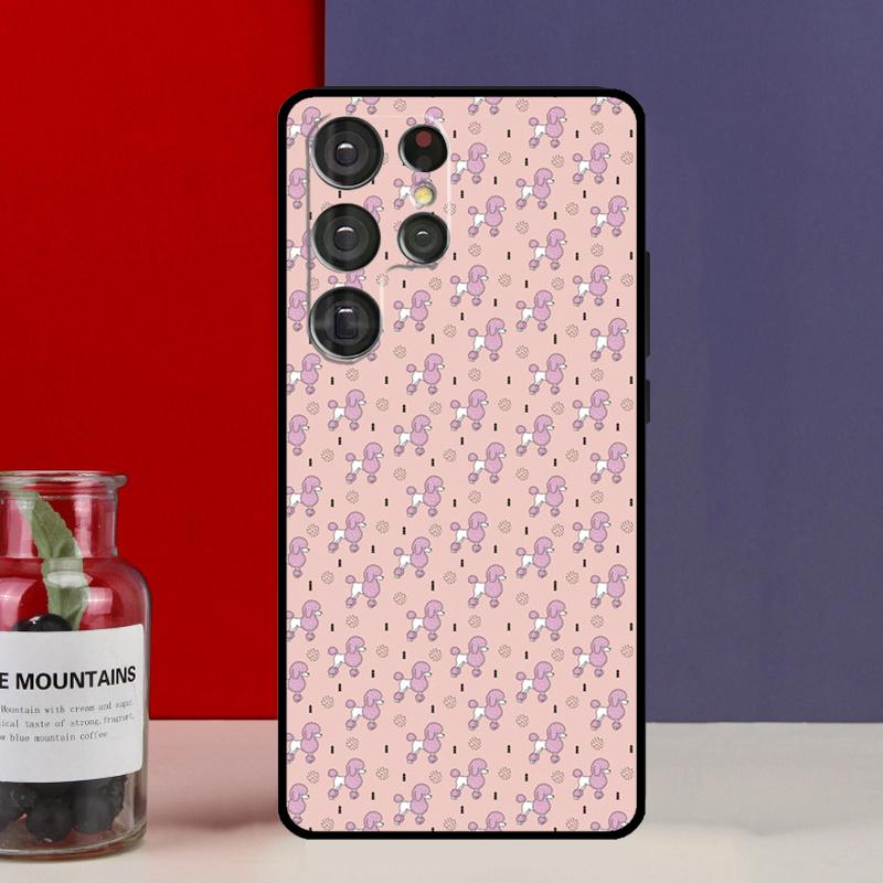 Пудели мультяшные Девчачий Милый Чехол-Фонда Для Samsung Galaxy S25 Ultra S9 S10 S20 S22 Plus S21 FE S23 S24 Ultra Чехол для Телефона