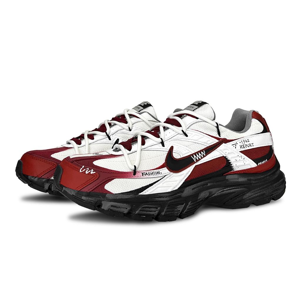 Nike Initiator Cushioning Slip Resistant Abrasion Resistant Low top Casual Training Running Shoes Men's Red IO7609-101(Team79-S-BOX)
