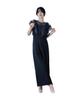 Tulle Docking Pants Party L [niana] Dress, Dress, Wedding, All-in-One, Navy,