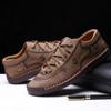New Men Leather Casual Shoes Outdoor Comfortable High Quality Fashion Soft Homme Classic Ankle Non-slip Flats Moccasin Trend