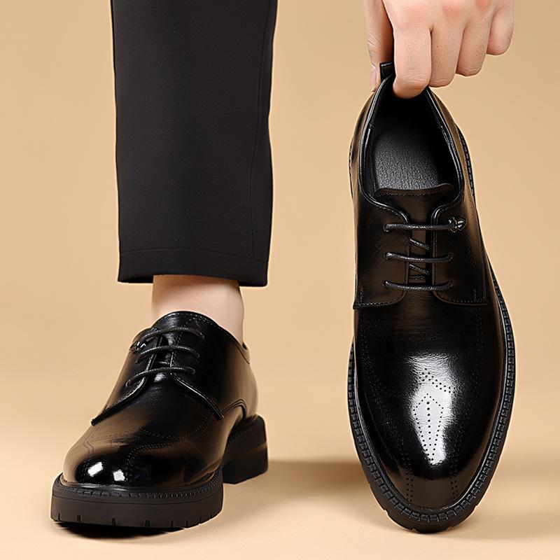 Однотонные туфли в стиле business casual для мужчин, весна-осень, новая коллекция дизайнера, мужские модельные туфли, модные туфли для мужчин, свадебные туфли для жениха
