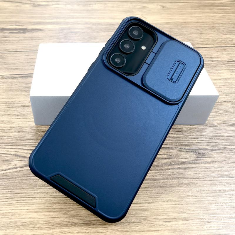 Противоударный бронированный чехол для Samsung Galaxy S25 A56 A55 A36 A15 A35 A54 A53 5G 4G S24 S23 S22 S21 Ultra Plus FE с крышкой-слайдером для камеры