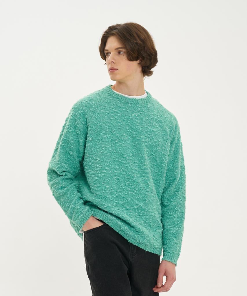 BLOND9 Snow Raglan Round Knit_Mint Green