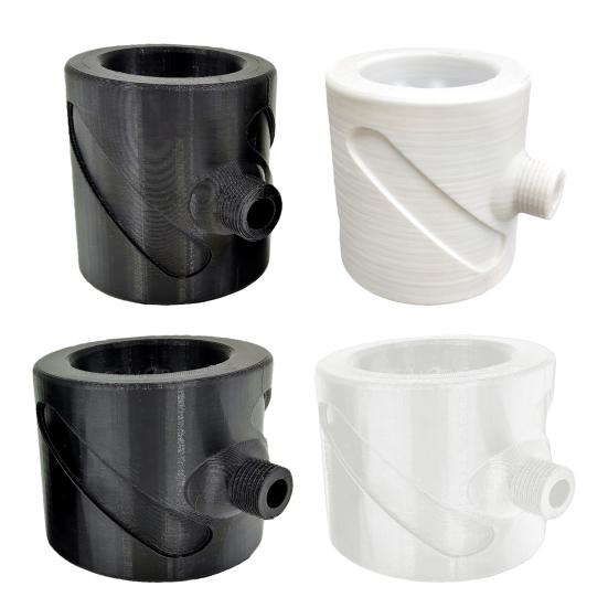 Shower Head Powerful Supercharging Hydromassage 360-Degree Ring Water Spray Spiral Nozzle Standard Thread All-round Cleaning Shower Head