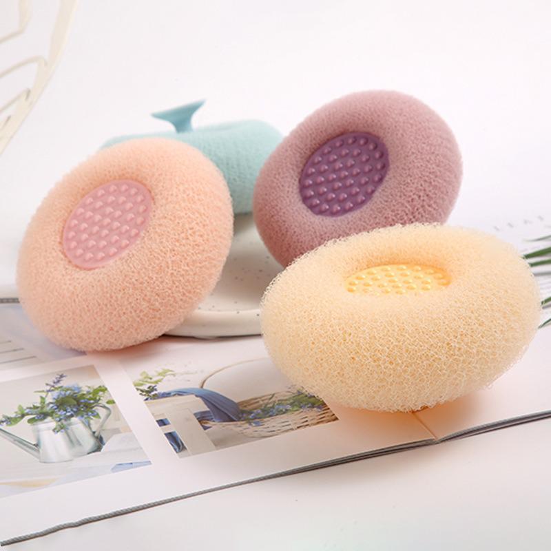Массажный шарик для ванны с присоской и щеткой для чистки