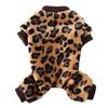 Теплые комбинезоны для маленьких собак Флисовые комбинезоны для собак Пижамы Милые зимние пижамы для собак