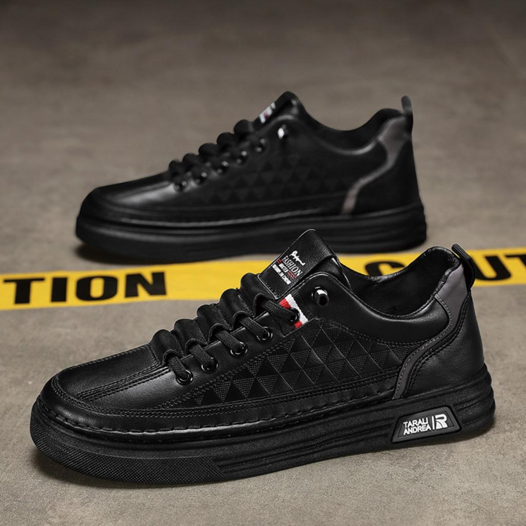 Men's Shoes Breathable Thin Soft Leather Little White Shoes Men's Casual Sports Board Shoes