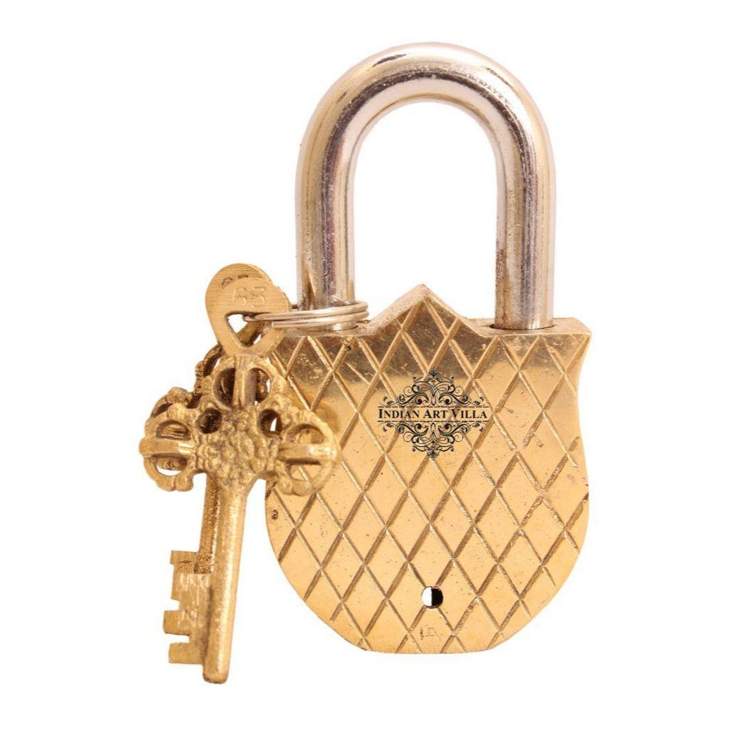 Старинный старинный замок ручной работы в винтажном стиле с 2 ключами для дома, храма, офиса, выставочных залов, замок безопасности, домашний декор, подарок