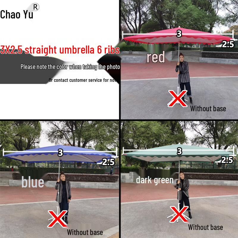 Складной уличный коммерческий солнцезащитный зонт с наклоном и козырьком