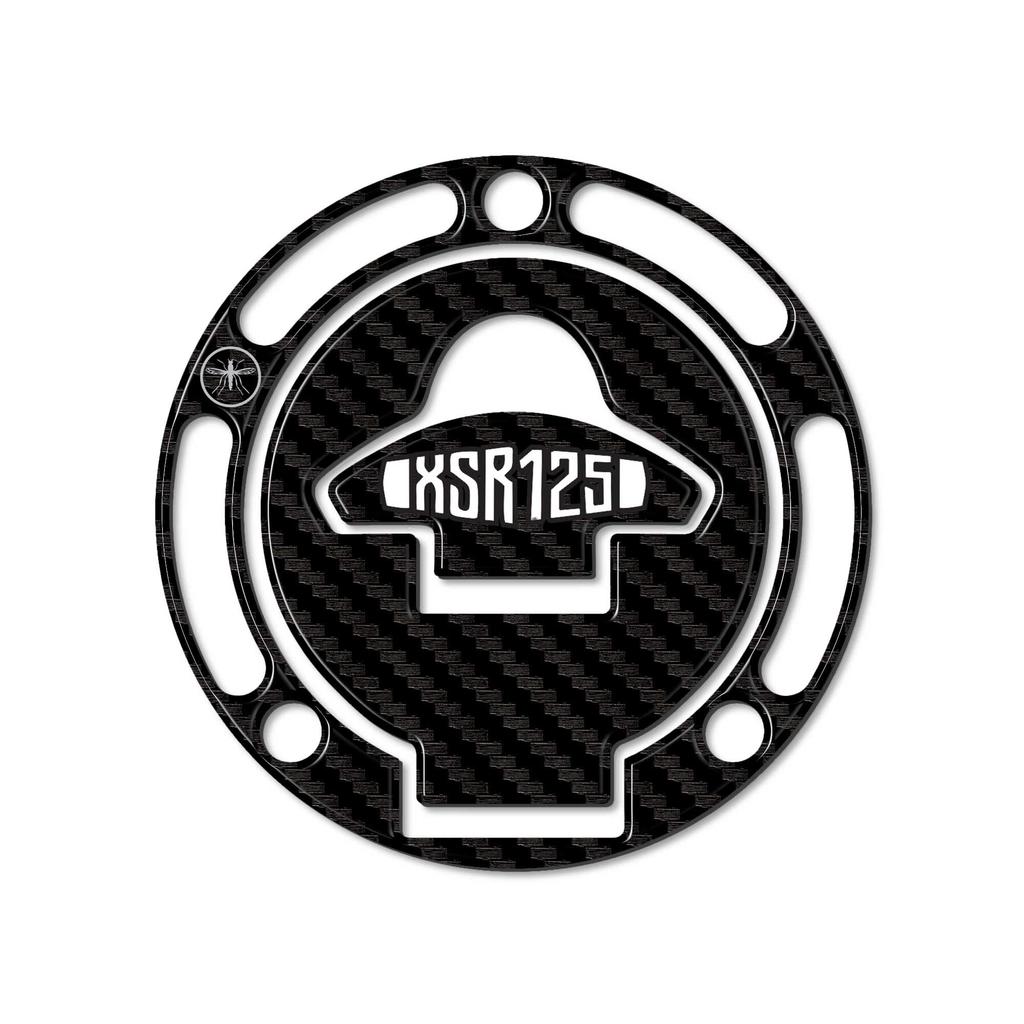 labelbike Смоляная Наклейка 3D Защита Крышки Бензобака Совместима с Yamaha XSR125 2021-2022