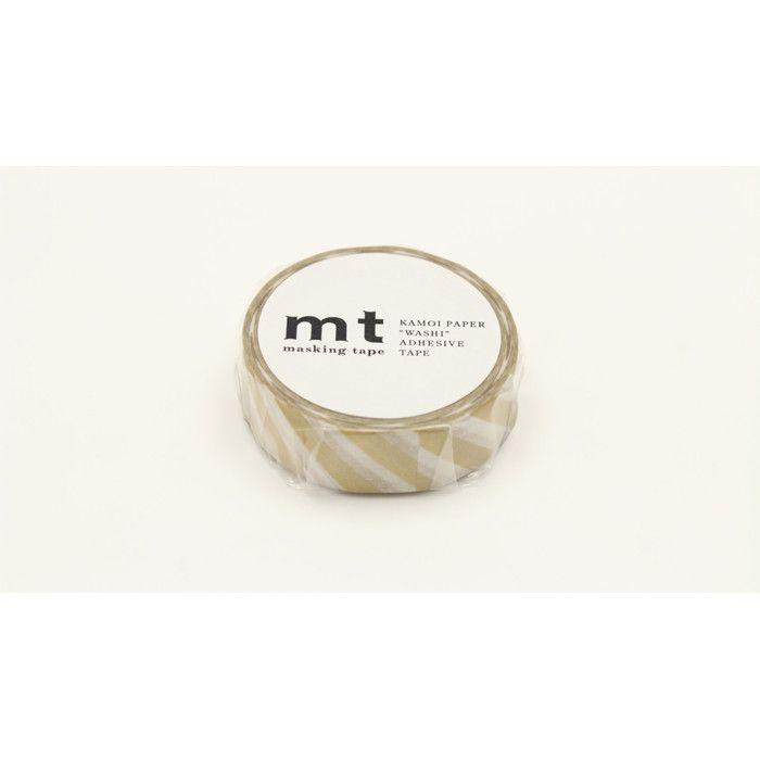 Masking Tape MT rayures or - stripe gold