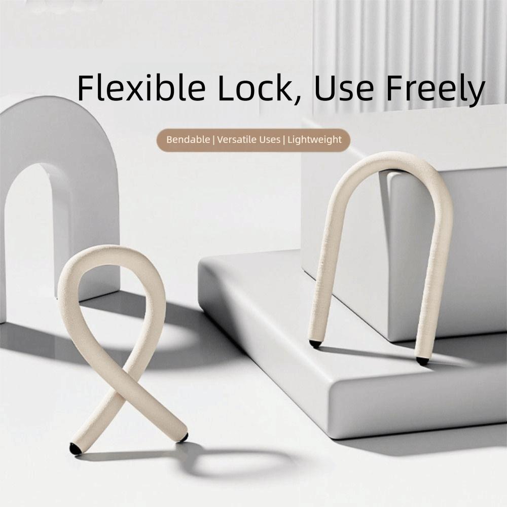 Free Bending Multi-purpose Hook NBR Soft Edging Lightweight Flexible S Hooks Space-Saving Phone Stand Hanging Hook Closet