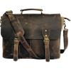 Vintage Handmade Leather Messenger Bag for Laptop Briefcase Best Computer Satchel School Distressed Bag