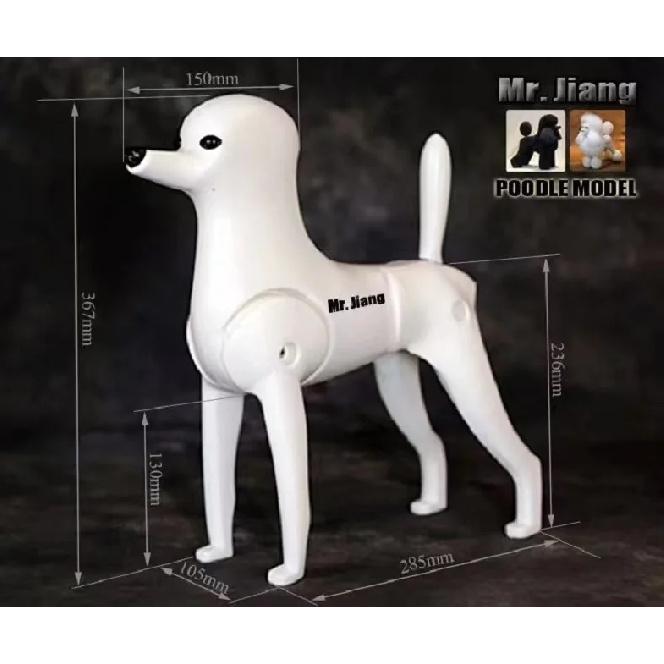 Mr.Jiang Pet Groomer Teacher Poodle Model Teddy Practice Dog Model Standard Skeleton Whole Body Fake Hair