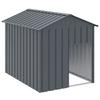 VidaXL Dog Niche with Roof Anthracite Galvanized Steel 172348