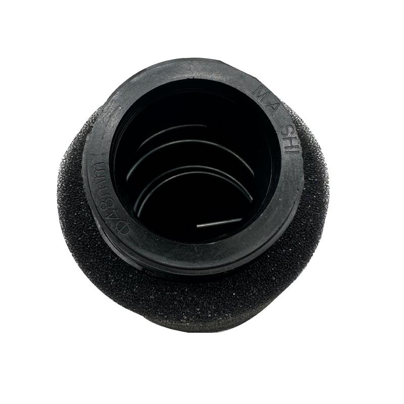 2PCS 35/38-40/42/45/48mm Bent Neck Foam Air Filter Sponge Cleaner Clamp-on Moped Scooter For 110/125/150/250cc Dirt Pit Bike