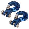 2Pcs RC Car Accessories Winch Trailer Hooks for SCX10/D90/D110/TF2/TRX4/Tamiya CC01 Climbing Car