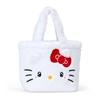 Sanrio Hello Kitty Fur Tote Bag ( White ) Japan NEW Sanrio Characters