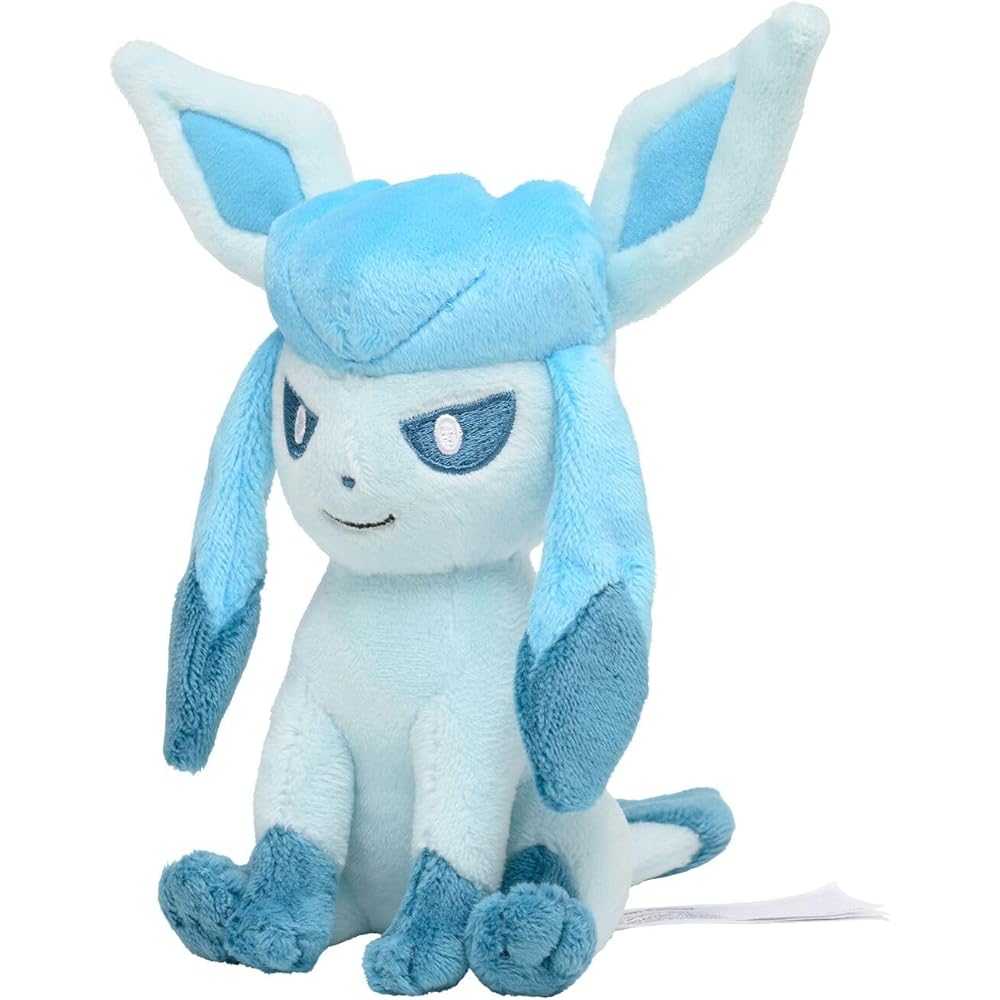 Оригинальная плюшевая игрушка из Покемон Центра Pokmon Fit Glaceon 15,5x14x15 см