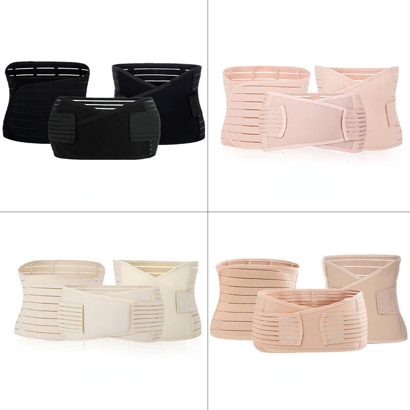 Послеродовой ремонт с эластичной брюшной лентой Брюшной пояс 3-в-1 Дышащий высокоэластичный пояс Инструмент для кесарева сечения для естественных родов