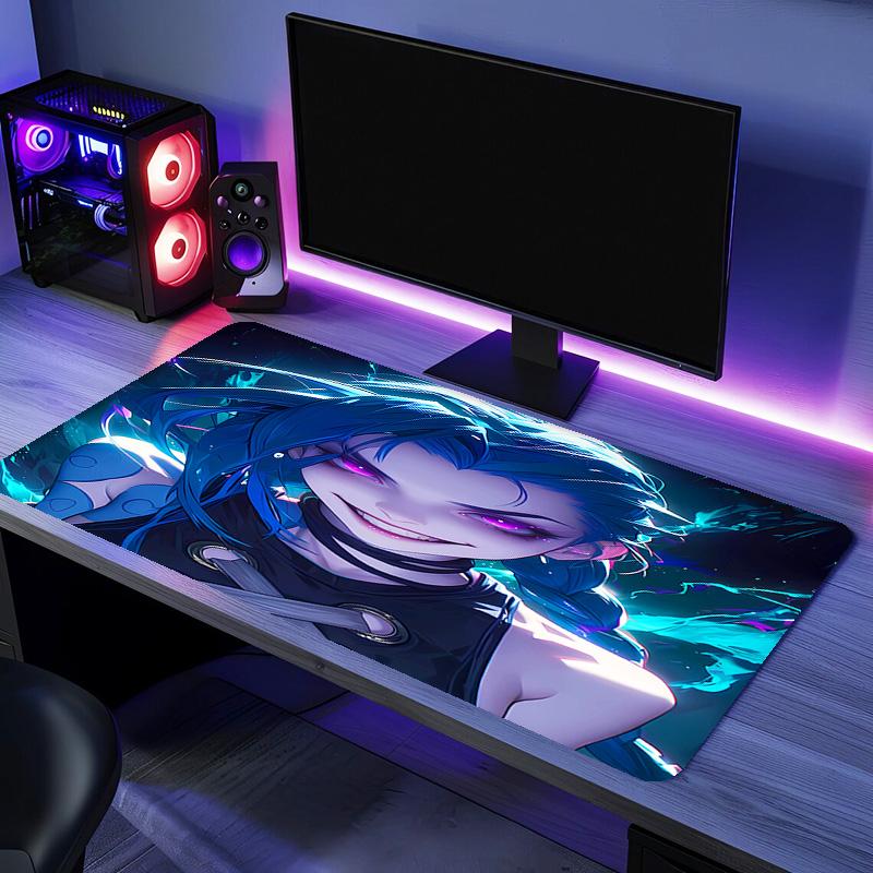 Jinx Mouse Pad - Non-Slip Rubber Base, Smooth Surface for Work,Gaming,Office,And Home Use, Desk Mouse Pad