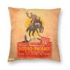 Vintage Western Rodeo Phoenix Square Pillowcase Polyester Linen Velvet Pattern Zip Decor Pillow Case Bed Cushion Cover Wholesale