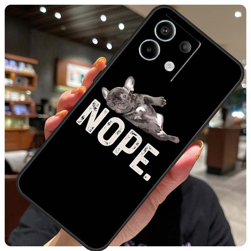Чехол для телефона с французским бульдогом для Xiaomi Redmi Note 14 10 11 12 13 15 Pro Plus Чехол для Redmi 15 15C 14C 10C 12C 13C