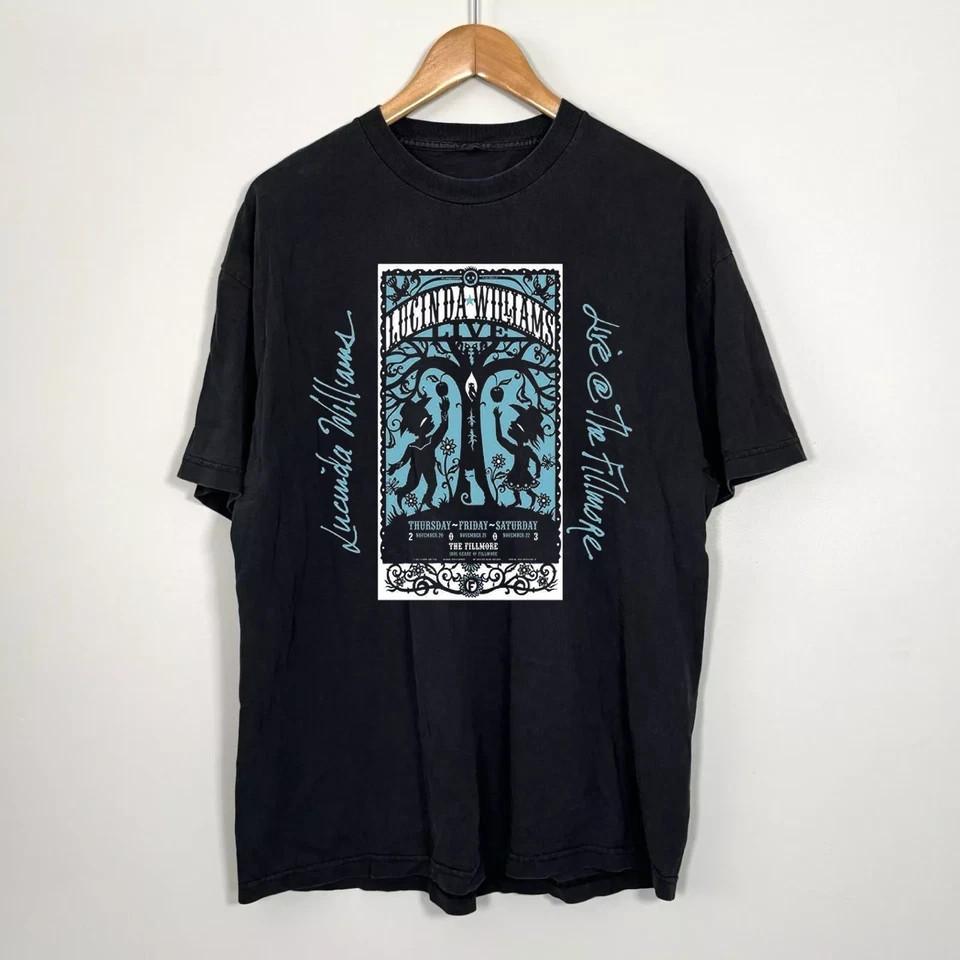 Lucinda Williams World Without Tears T Shirt Black All Size T344