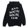 ANTI SOCIAL SOCIAL CLUB Сделано в США Принт на спине Толстовки с длинным рукавом Мужские Б/У