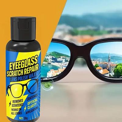 Удалитель царапин для очков, средство для чистки пожелтевших солнцезащитных очков, раствор для придания блеска очкам, удалитель царапин для солнцезащитных очков, часов