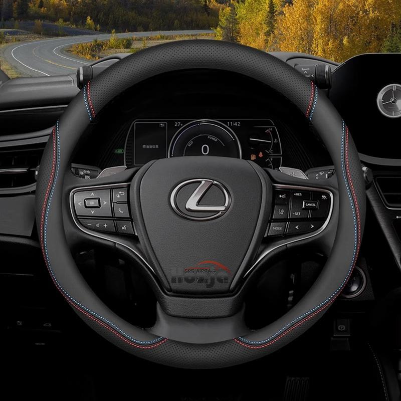 Кожаный чехол на руль автомобиля для Lexus UX250h ES350 IX 600 CT200h ES IS RX NX 300h 400H IX570 RX400h IS460 IS400 RX450h