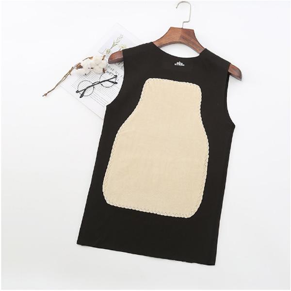 Мужской двухсторонний флисовый жилет без швов с быстрым нагревом - Толстый, теплый базовый слой для осени/зимы