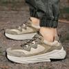 Мужская обувь для альпинизма, толстая подошва, противоскользящая, для ходьбы, бега трусцой, прочная, удобная, легкая, повседневные уличные кроссовки