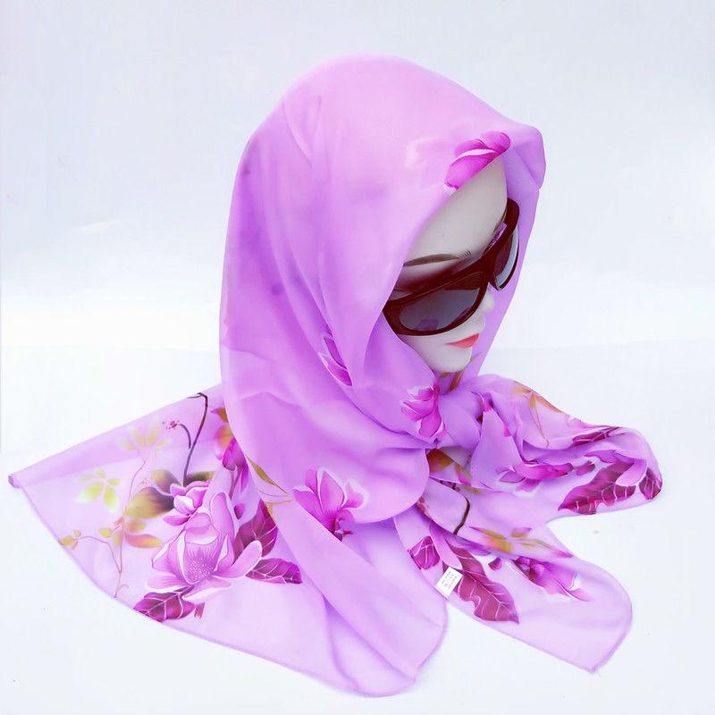 Scarf for Middle-aged Women Summer Thin Square Scarf Sunscreen Shawl Fashionable Shawls for Women