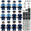 M8140 Военная серия Riot Police Special Police Soldier Строительные блоки Детские игрушки