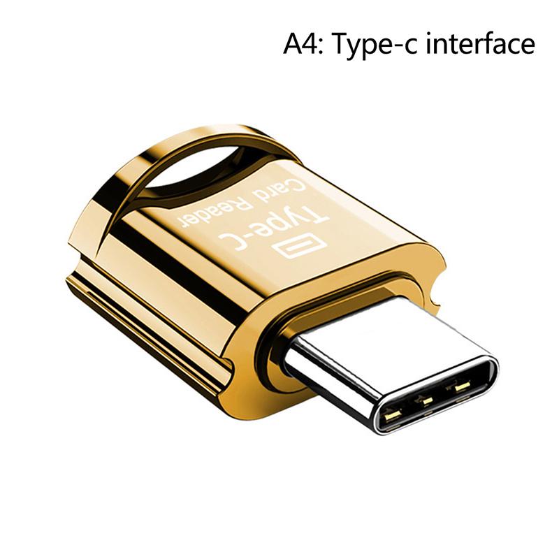 Высокоскоростное устройство считывания карт памяти Micro-USB/Type-C Tf Micro-Sd Otg