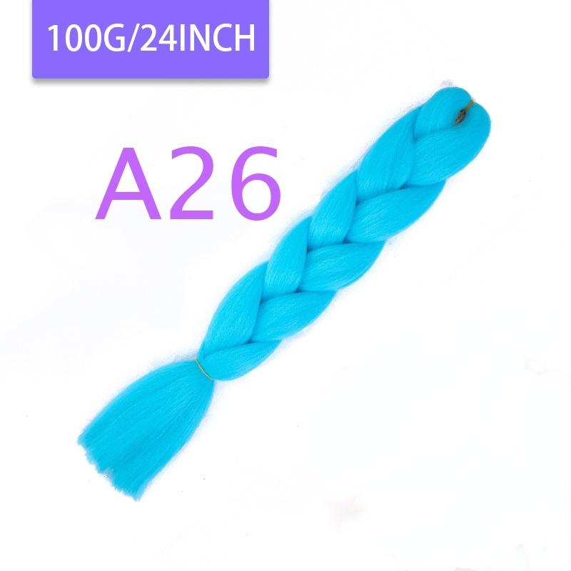 MISQUEEN Yaki Soft Hair Ombre Crochet Braiding Hair Extension For Braid 24 Inch Pink Synthetic Crochet Hair Jumbo Braid Hair