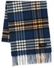 Cashmee Ch33 Кашемир Премиум Качество Кашемировый Шарф в Клетку Тартан Волна Сириус и СИНИЙ ГРИФФИТ 100% Мужской Женский (ДЖЕЙ (DW17))