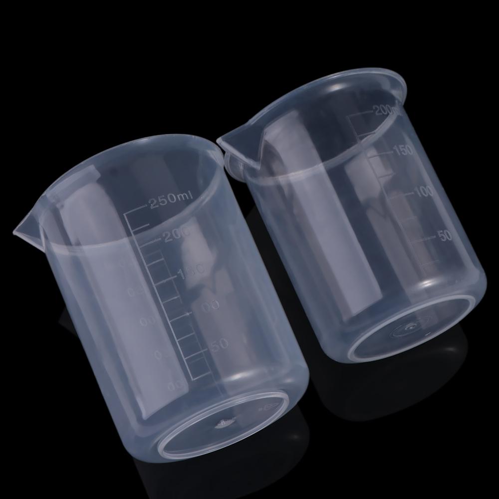 Thickened Stackable Plastic with Scale Mixing Cups Beaker Graduated Cylinder Measuring Cup