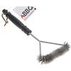 Brosse Barbecue Triangle - En Métal - 18X4X34 Cm
