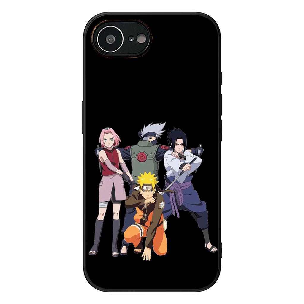Cover for Apple iPhone 16 15 14 Plus 13 12 Mini 17 Pro Max + ProMax 16E Air Phone Case Kakashi Narutos Haruno Sakura Sasuke