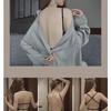 Sexy Large Backless U-shaped Beautiful Back Sling Underwear Women's Thin Section Seamless Small Chest Gathered Strapless Bra