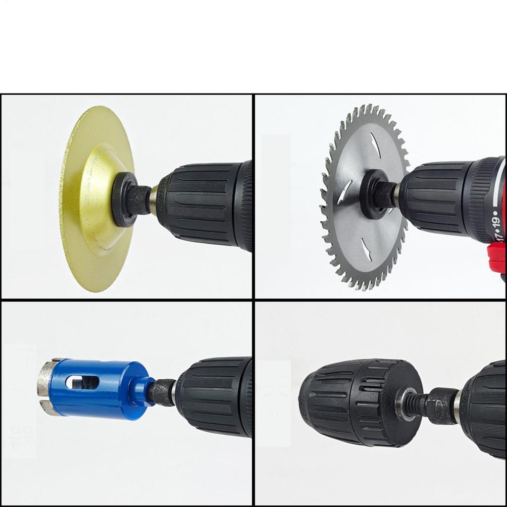 Адаптер-переходник для Угловой шлифмашины от Электрической дрели, Запчасти, Адаптер-штанга 10 мм для УШМ, Адаптер-штанга, Соединительный стержень для Угловой шлифмашины